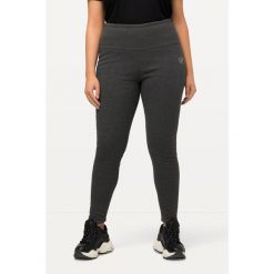 Damskie Legginsy sztuczne futerko od wewnątrz bardzo ciepłe wysoki stan. Szare legginsy Ulla Popken, plus size, bez wzorów, z bawełny, z podwyższonym stanem. Za 294.99 zł.