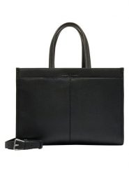 Liebeskind Berlin Skórzana torebka w kolorze czarnym - 39 x 37 x 14 cm rozmiar: onesize. Czarne torby na ramię Liebeskind Berlin, bez wzorów, z materiału, przez ramię, bez dodatków. Za 752.99 zł.