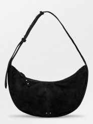 Becksöndergaard Skórzana torebka "Moon Bag" w kolorze czarnym - 38 x 16 cm rozmiar: onesize. Czarne torby na ramię Becksöndergaard, bez wzorów, z materiału, na ramię, bez dodatków. Za 216.73 zł.