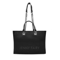 Torebka Jenny Fairy. Czarne torebki klasyczne Jenny Fairy, bez wzorów, bez dodatków. Za 149.99 zł.