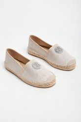 Espadryle damskie płócienne LIU JO. Espadryle Liu Jo, bez wzorów, bez obcasa, na koturnie, bez zapięcia. Za 359.00 zł.