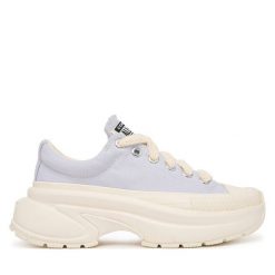 Trampki Converse. Niebieskie trampki Converse, bez wzorów, bez zapięcia. Za 539.99 zł.