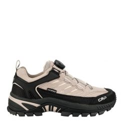 Buty trekkingowe damskie RIGEL LOW 2.0 FITGO skóra wodoodporne. Brązowe trekkingi CMP, z gumy, outdoorowe. Za 599.99 zł.