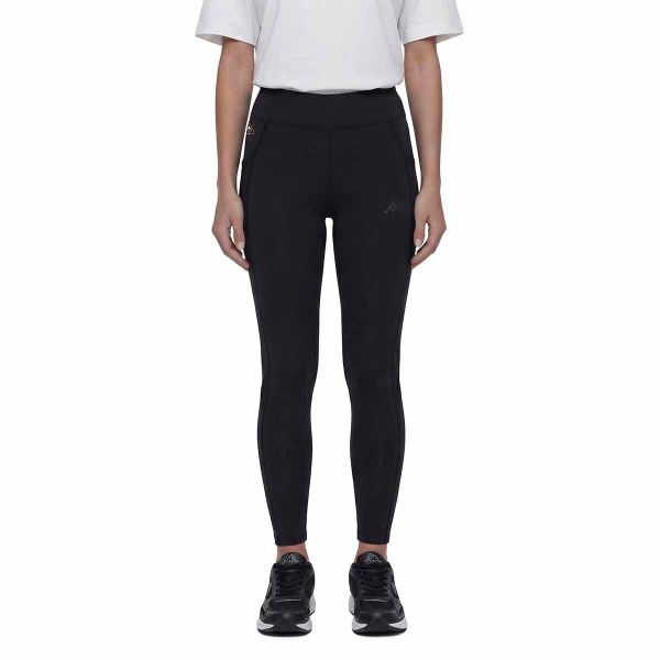 Damskie legginsy Kappa Ivara Pro. Czarne legginsy Kappa, xs, bez wzorów, z elastanu. Za 271.00 zł.