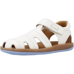 Sandały CAMPER SELLA HOUSTON/BICHO FW RY Biały. Białe sandały Camper, bez wzorów, ze skóry, bez obcasa, bez zapięcia. Za 277.01 zł.