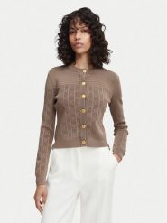 Marciano Guess Kardigan G6YR03 Z1015 Khaki Slim Fit. Brązowe kardigany Marciano Guess, s, z aplikacjami, z wiskozy. Za 689.99 zł.