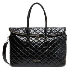 Torebka Nine West. Czarne torebki klasyczne Nine West, bez wzorów, bez dodatków. Za 299.99 zł.