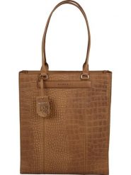 Burkely Skórzana torebka "Casual Cayla" w kolorze jasnobrązowym - 33 x 37 x 12,5 cm rozmiar: onesize. Brązowe torby na laptopa Burkely, bez wzorów, z materiału, na ramię. Za 376.85 zł.