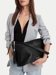 Nine West Torebka CEO-PRINCE STAR-LDA9530 Czarny. Czarne torebki klasyczne Nine West, bez wzorów, ze skóry, bez dodatków. Za 229.99 zł.