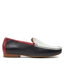 Lordsy Ara. Niebieskie lordsy Ara, bez wzorów, bez obcasa, bez zapięcia. Za 319.99 zł.