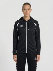 Damska bluza dresowa z kapturem Hummel Core 2.0. Białe bluzy Hummel, xl, bez wzorów, z dresówki, z kapturem. Za 302.50 zł.