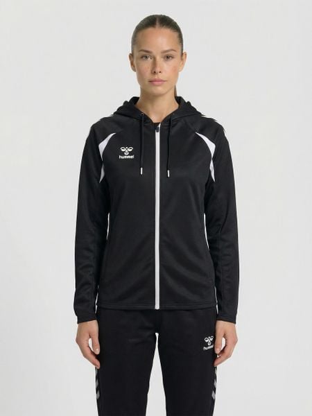Damska bluza dresowa z kapturem Hummel Core 2.0. Białe bluzy Hummel, xl, bez wzorów, z dresówki, z kapturem. Za 209.54 zł.