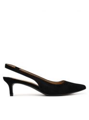 LAUREN RALPH LAUREN Szpilki Lolah II 802959263009 Czarny. Czarne szpilki Lauren Ralph Lauren, bez wzorów, ze skóry, bez obcasa, na szpilce, bez zapięcia. Za 689.99 zł.
