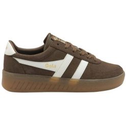 Sneakersy damscy Gola Grandslam Suede Trainer. Białe obuwie sportowe Gola, bez zapięcia. Za 470.50 zł.