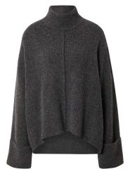 LeGer Sweter "Rafaela" w kolorze szarym rozmiar: 36. Szare swetry LeGer, bez wzorów, prążkowane, bez ramiączek. Za 152.26 zł.