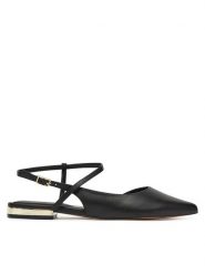 Aldo Sandały Sarine 13727786 Czarny. Czarne sandały Aldo, bez wzorów, ze skóry, bez obcasa, na płaskiej podeszwie, bez zapięcia. Za 309.99 zł.