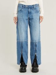 G-Star Dżinsy - Loose fit - w kolorze błękitnym rozmiar: W30/L30. Niebieskie jeansy G-Star, l, z aplikacjami, z podwyższonym stanem. Za 215.71 zł.