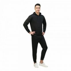Bluza z kapturem Softee Elegant. Czarne bluzy sportowe SOFTEE, na jesień, l, bez wzorów, z materiału, z kapturem. Za 160.99 zł.