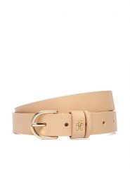 Tommy Hilfiger Pasek Damski Essential Effortless 2.5 Go AW0AW16836 Beżowy. Brązowe paski TOMMY HILFIGER, bez wzorów, ze skóry. Za 209.99 zł.
