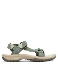 Teva Sandały Terra Fi Lite Suede 1124035 Zielony. Zielone sandały Teva, bez wzorów, ze skóry, bez obcasa, na płaskiej podeszwie, bez zapięcia. Za 449.99 zł.