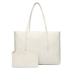 Torebka Calvin Klein. Shopper Calvin Klein, bez wzorów, bez dodatków. Za 649.99 zł.