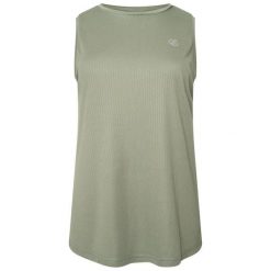 Damska Koszulka Do Fitnessu Capacity. Zielone bluzki Dare 2b, m, bez wzorów, sportowe, bez kołnierzyka, bez ramiączek. Za 40.99 zł.
