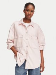 HUGO Kurtka jeansowa Garesa 50566763 Różowy jasny Regular Fit. Czerwone kurtki Hugo, l, bez wzorów, z bawełny, bez kaptura. Za 639.99 zł.