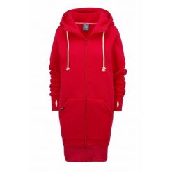 Bluza sportowa rozpinana z kapturem damska DEEP TRIP Luzak. Czerwone bluzy DEEP TRIP, xs, bez wzorów, z kapturem. Za 389.00 zł.