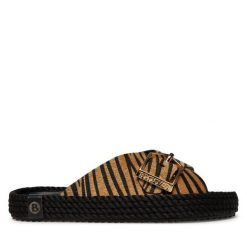 Klapki Bohonomad. Brązowe klapki Bohonomad, bez wzorów, bez obcasa. Za 259.99 zł.