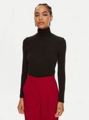 Pinko Golf Abdaly 102067 A24I Czarny Regular Fit. Czarne golfy Pinko, l, bez wzorów, z wiskozy, bez ramiączek. Za 269.99 zł.