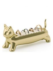 Umbra Uchwyt "Alicat" w kolorze miedzianym na pierścionki - 12 x 5,4 x 4 cm rozmiar: onesize. Brązowe pierścionki Umbra, metalowe. Za 56.79 zł.