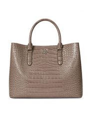 LAUREN RALPH LAUREN Torebka Marcy 431942189010 Brązowy. Brązowe shopper Lauren Ralph Lauren, bez wzorów, ze skóry, bez dodatków. Za 2,199.00 zł.
