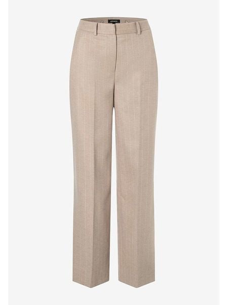 More & More Spodnie w kolorze beżowym rozmiar: onesize. Brązowe spodnie materiałowe More & More, bez wzorów, z materiału. Za 104.39 zł.