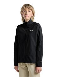 Jack Wolfskin Kurtka softshellowa "Prelight Stride" w kolorze czarnym rozmiar: XS. Czarne kurtki sportowe Jack Wolfskin, xs, bez wzorów, z materiału, bez kaptura, outdoorowe. Za 333.03 zł.