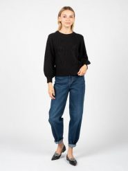 Silvian Heach Sweter "Fuyu" | PGA22106 | Kobieta | Czarny. Czarne swetry Silvian Heach, xl, bez wzorów, z dzianiny, bez ramiączek. W wyprzedaży za 189.00 zł.