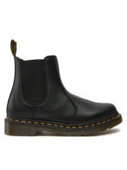 Dr. Martens Sztyblety 2976 Women's Leather Chelsea 30698001 Czarny. Czarne botki Dr. Martens, bez wzorów, ze skóry, bez obcasa, na płaskiej podeszwie, bez zapięcia. Za 949.99 zł.