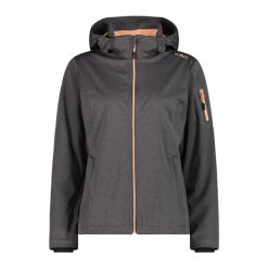 Kurtka damska turystyczna CMP 39A5016M. Brązowe kurtki sportowe CMP, l, bez wzorów, z softshellu, z kapturem, trekkingowe. Za 340.00 zł.