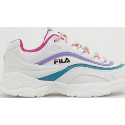 Fila - Buty Ray Low. Białe obuwie sportowe Fila, z gumy, bez zapięcia. W wyprzedaży za 339.90 zł.