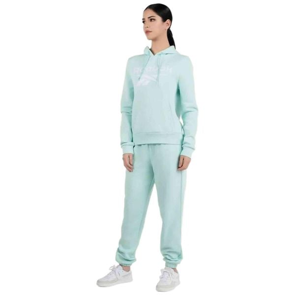 Bluza damska Reebok Identity Big Logo Fleece. Niebieskie bluzy Reebok, xs, bez wzorów, z bawełny, z kapturem. Za 180.99 zł.
