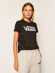 Vans T-Shirt Flying V Crew Tee VN0A3UP4 Czarny Regular Fit. Czarne t-shirty Vans, s, bez wzorów, z bawełny, bez kołnierzyka, bez ramiączek. Za 69.99 zł.