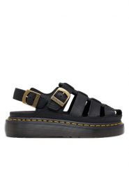 Dr. Martens Sandały Wrenlie DM31524001 Czarny. Czarne sandały Dr. Martens, bez wzorów, ze skóry, bez obcasa, na płaskiej podeszwie, bez zapięcia. Za 849.99 zł.