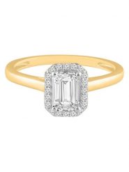 Diamonds lab grown Złoty pierścionek z diamentami rozmiar: 56. Żółte pierścionki Diamonds lab grown, z diamentem, złote. Za 3,784.99 zł.