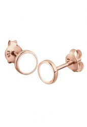 Elli Damskie kolczyki sztyfty koło geo z emalią białą w srebrze 925 Sterling Silver Kolczyki 1 ct. Białe kolczyki Elli, srebrne, na sztyftcie. Za 203.99 zł.
