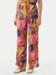 Morgan Spodnie materiałowe 261-PCHAU.F Kolorowy Wide Leg. Spodnie materiałowe Morgan, bez wzorów, z materiału. Za 329.99 zł.