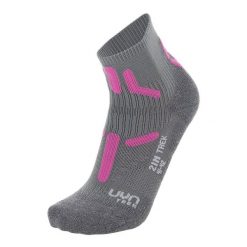 Skarpety trekkingowe damskie Uyn Trekking 2IN Low Cut. Szare skarpety Uyn, bez wzorów. Za 109.99 zł.