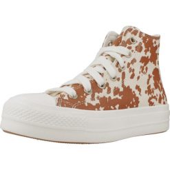 Kapcie CONVERSE CHUCK TAYLOR ALL STAR LIFT PLATFORM ANIMAL PRINT Nadruk zwierzęc. Obuwie domowe Converse, bez wzorów, z tkaniny, bez zapięcia. Za 265.99 zł.