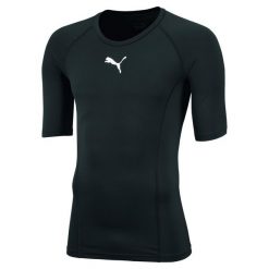Puma Koszulka Liga Baselayer Jr 65591903. Czarne koszulki sportowe Puma, bez wzorów, bez ramiączek. Za 72.99 zł.