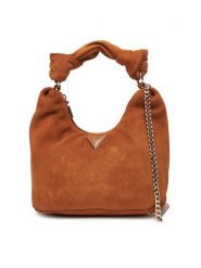 Guess Torebka Isotta HWSG96 60010 Brązowy. Brązowe torebki klasyczne Guess, z aplikacjami, ze skóry, bez dodatków. Za 719.99 zł.