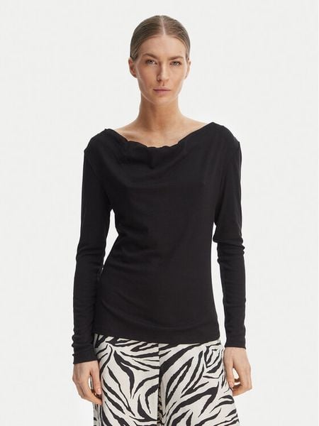 Vero Moda Bluzka Ice 10340793 Czarny Regular Fit. Czarne bluzki Vero Moda, m, bez wzorów, z syntetyku, bez kołnierzyka, bez ramiączek. Za 81.99 zł.