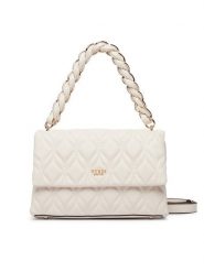 Guess Torebka Maxine HWQG97 33200 Kremowy. Białe torebki klasyczne Guess, z aplikacjami, ze skóry, bez dodatków. Za 584.99 zł.